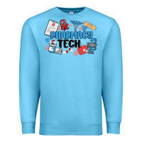 Ocean Blue pharmacy tech Premium Sweatshirt - MaliasSmallBusiness