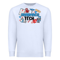 White pharmacy tech Premium Sweatshirt - MaliasSmallBusiness