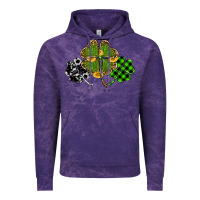 Cloud Purple st patricks day shamrock gold Vintage Hoodie - RanaPortraitStore