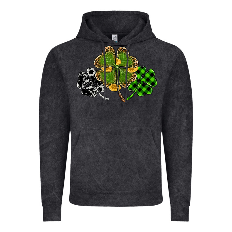 St Patricks Day Shamrock Gold Vintage Hoodie by RanaPortraitStore | Teevron