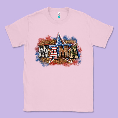 Patriotic Mama Classic Tee Designed By Bundleandbundleshop