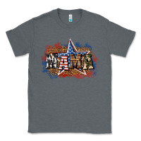 Charcoal Heather patriotic mama Classic Tee - BundleAndBundleShop