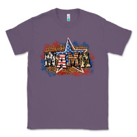 Lavender patriotic mama Classic Tee - BundleAndBundleShop
