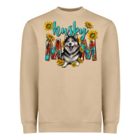 Mushroom western alaskan husky mom Heavyweight Sweatshirt - texasbilliewilder
