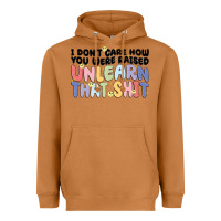 Meerkat i don't care how you were raised unlearn that shit Heavyweight Hoodie - MaliasSmallBusiness