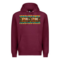 Burgundy home sweet home 15 oz mug Premium Hoodie - BundleAndBundleShop