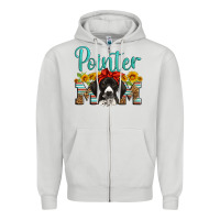 Dove Grey german shorthaired pointer mom Zipper Hoodie - Artiststas