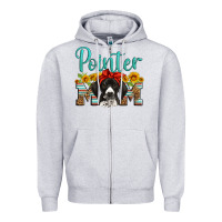 Heather Grey german shorthaired pointer mom Zipper Hoodie - Artiststas