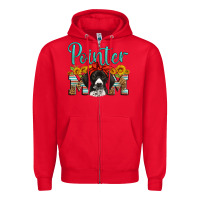 Red german shorthaired pointer mom Zipper Hoodie - Artiststas