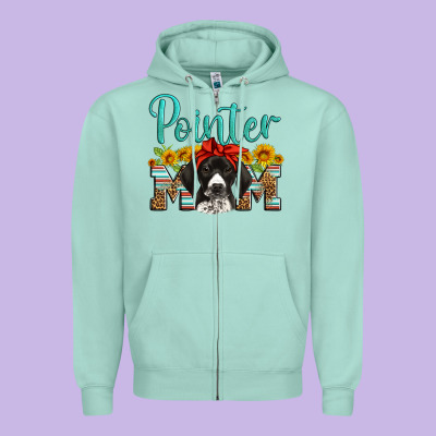 German Shorthaired Pointer Mom Zipper Hoodie Designed By Artiststas