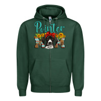 Sports Green german shorthaired pointer mom Zipper Hoodie - Artiststas