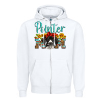 White german shorthaired pointer mom Zipper Hoodie - Artiststas