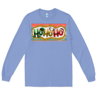 Colony Blue ho ho ho Long Sleeve Tee - BundleAndBundleShop