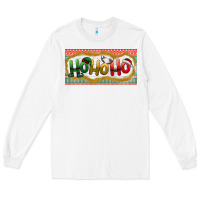 White ho ho ho Long Sleeve Tee - BundleAndBundleShop