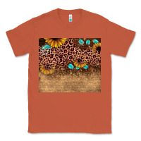 Copper leopard glitter sunflower gemstone Classic Tee - JahusDesignShop