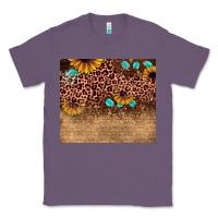 Lavender leopard glitter sunflower gemstone Classic Tee - JahusDesignShop