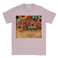 Lilac leopard glitter sunflower gemstone Classic Tee - JahusDesignShop