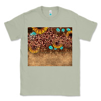 Matcha leopard glitter sunflower gemstone Classic Tee - JahusDesignShop