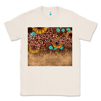 Natural leopard glitter sunflower gemstone Classic Tee - JahusDesignShop