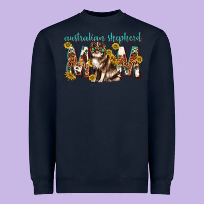 Western Australian Shepherd Mom Heavyweight Sweatshirt Designed By Texasbilliewilder