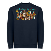 Navy western australian shepherd mom Heavyweight Sweatshirt - texasbilliewilder