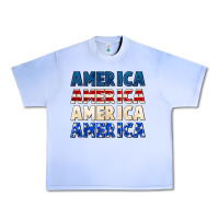 Grape Ice America 4th of July Urban Heavy Tee - CowGirlArtShop