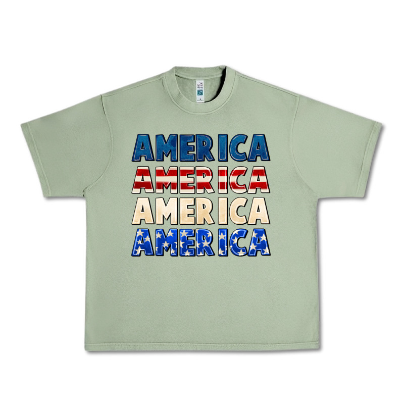 America 4th Of July Urban Heavy Tee by CowGirlArtShop | Teevron