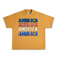Peanut Butter America 4th of July Urban Heavy Tee - CowGirlArtShop