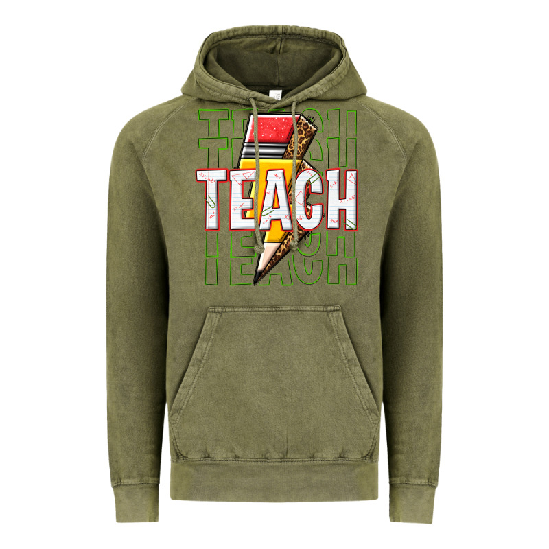 Teach Vintage Hoodie by texasbilliewilder | Teevron