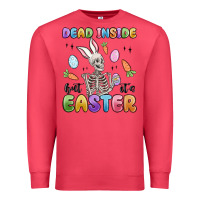 Cardinal dead inside but it's easter Premium Sweatshirt - MaliasSmallBusiness