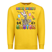 Lemon dead inside but it's easter Premium Sweatshirt - MaliasSmallBusiness