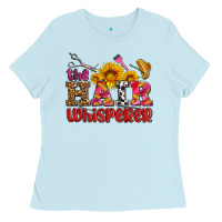Baby Blue hair whisperer Ladies Tee - AdoDesignShop