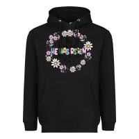 Black he has risen Heavyweight Hoodie - MaliasSmallBusiness
