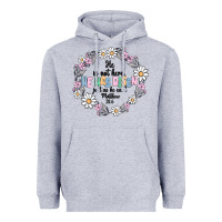 Heather Grey he has risen Heavyweight Hoodie - MaliasSmallBusiness