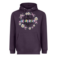 He Has Risen Heavyweight Hoodie | Teevron