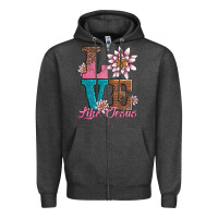 Charcoal Heather valentines day love like jesus Zipper Hoodie - AdoDesignShop