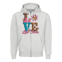 Dove Grey valentines day love like jesus Zipper Hoodie - AdoDesignShop