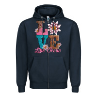 Navy valentines day love like jesus Zipper Hoodie - AdoDesignShop