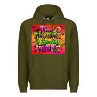 Army Green thick thighs and spooky vibes tumbler Premium Hoodie - BundleAndBundleShop