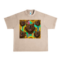 French Oak bear tumbler Urban Heavy Tee - BarkalooDesign