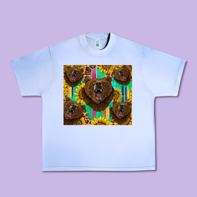 Bear Tumbler Urban Heavy Tee Designed By Barkaloodesign