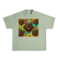 Oil Green bear tumbler Urban Heavy Tee - BarkalooDesign