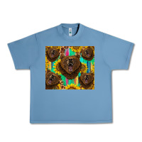 Pebble Blue bear tumbler Urban Heavy Tee - BarkalooDesign