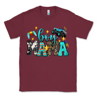 Burgundy boy mama Classic Tee - AdoDesignShop
