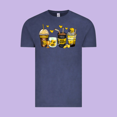 Ice Hockey Coffee Cups Vintage Tee Designed By Zillion Design Studio