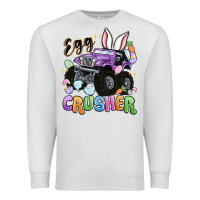 Oatmeal Heather egg crusher Premium Sweatshirt - MaliasSmallBusiness