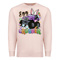 Pale Pink egg crusher Premium Sweatshirt - MaliasSmallBusiness