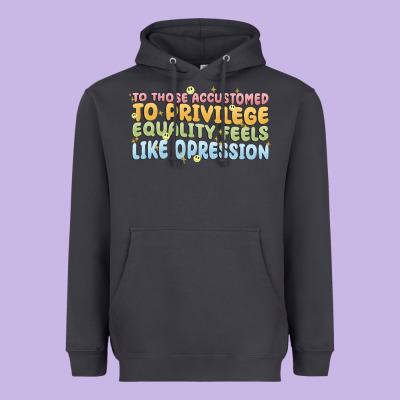 To Those Accustomed To Privilege Heavyweight Hoodie Designed By Maliassmallbusiness
