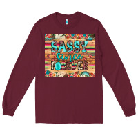 Burgundy sassy since forever Long Sleeve Tee - JahusDesignShop