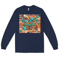 Navy sassy since forever Long Sleeve Tee - JahusDesignShop